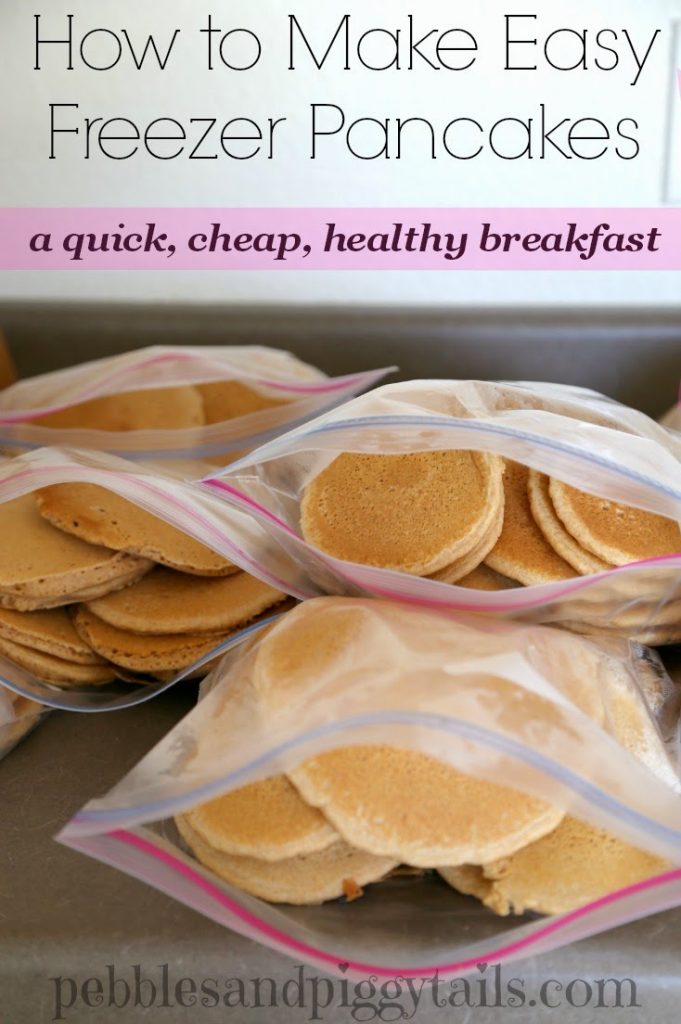 How to Make EASY Freezer Pancakes for Busy School Mornings