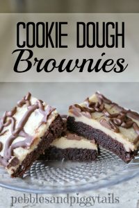 cookie dough brownies