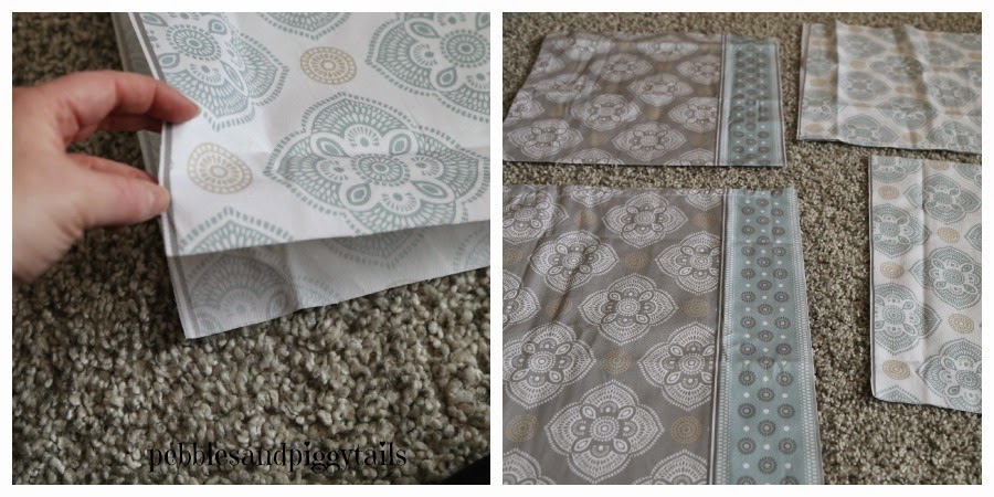 DIY Pillows from a Shower Curtain | Making Life Blissful