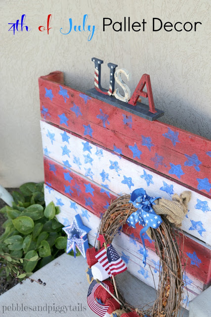 4th of July Pallet Decor Craft