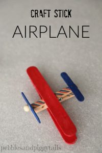craft stick airplane