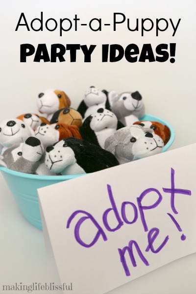 Adopt A Puppy Birthday Party Ideas Making Life Blissful