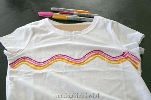 Easy and Fun DIY Sharpie T-Shirts