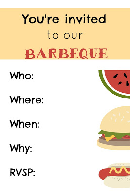 Printable BBQ Picnic Bingo and Invites | Making Life Blissful