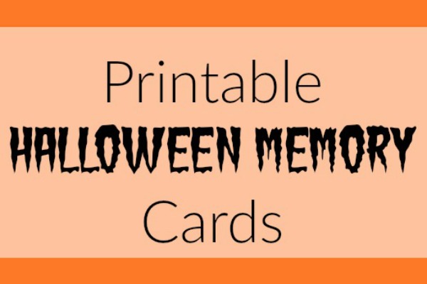 Halloween Memory Game Free Printable Making Life Blissful