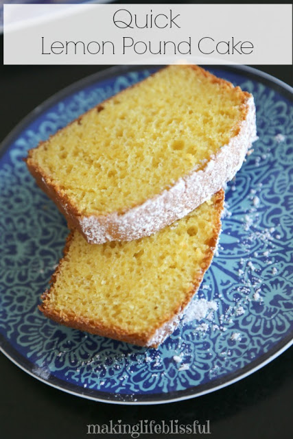 quick lemon pound cake