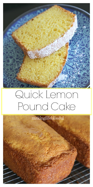 Quick Lemon Pound Cake