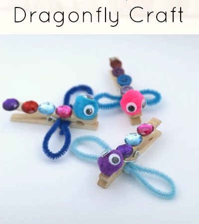 Clothespin Dragonfly Craft for Kids | Making Life Blissful