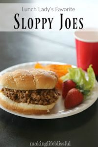 lunch lady sloppy joes