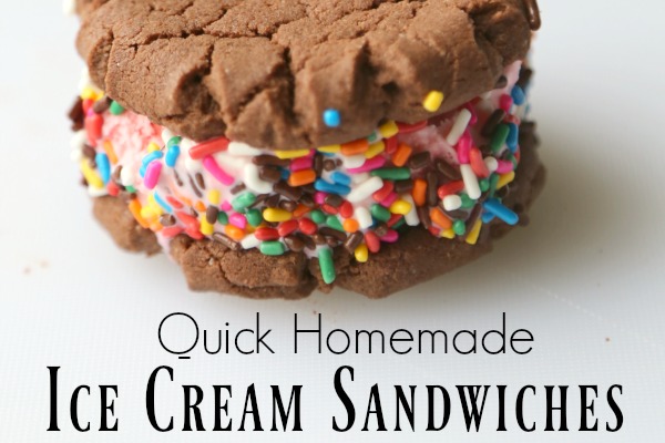quick homemade ice cream sandwiches 1