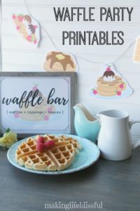 waffle party printables 6