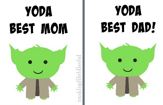 yoda best may the forth printable card 6