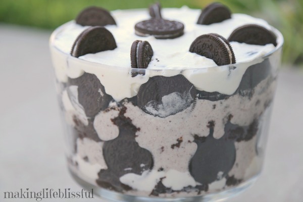 Oreo Cookies And Cream Trifle Recipe Making Life Blissful