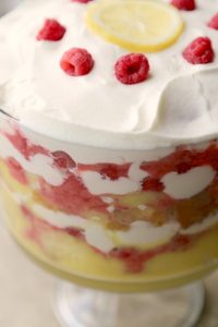 lemon raspberry trifle 5