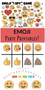 Free Emoji Party Printables | Making Life Blissful