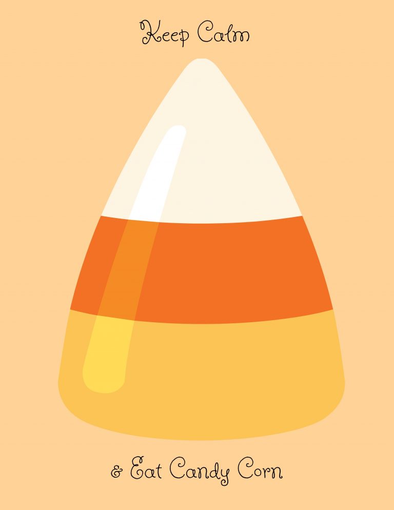 Candy Corn Craft for Kids and Printables | Making Life Blissful