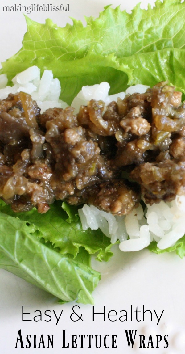 Easy and Healthy Asian Lettuce Wraps