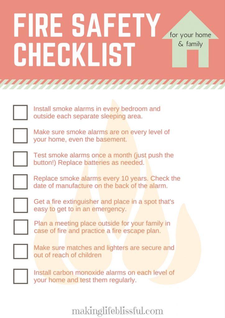 printable-fire-safety-checklist