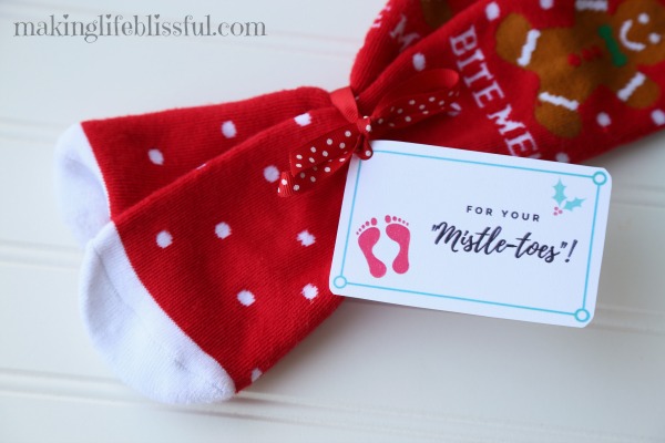 Simple Neighbor Gift with Printable Tags - The Happy Scraps