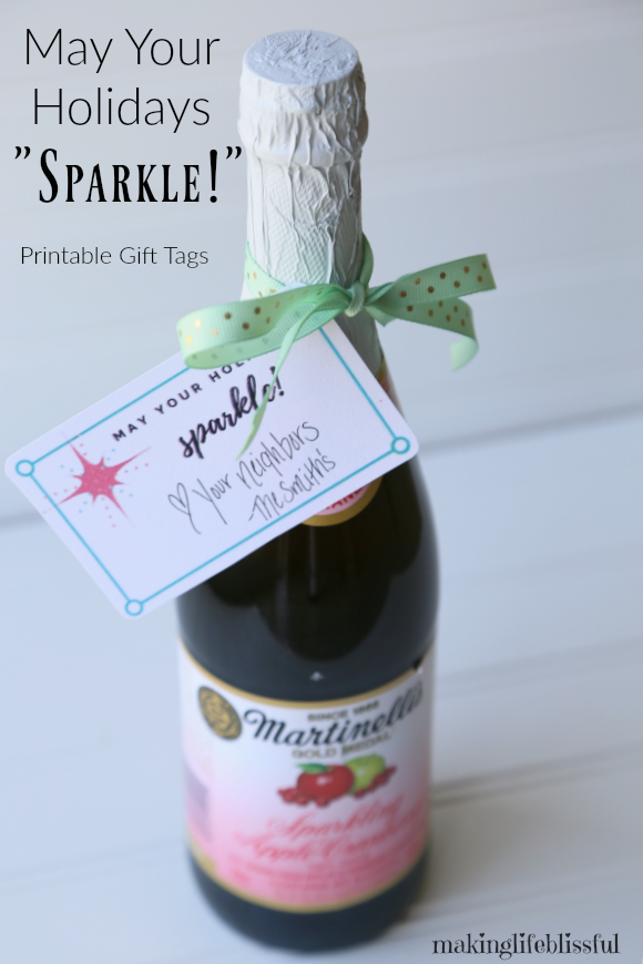 Printable Christmas Soda Tags - Neighbor Gift Blog Hop - Our