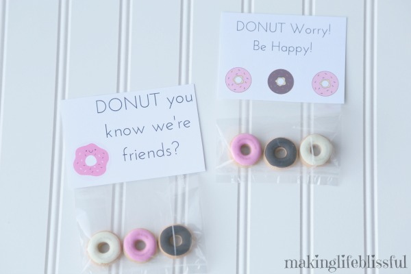 Free Donut Valentine Printables