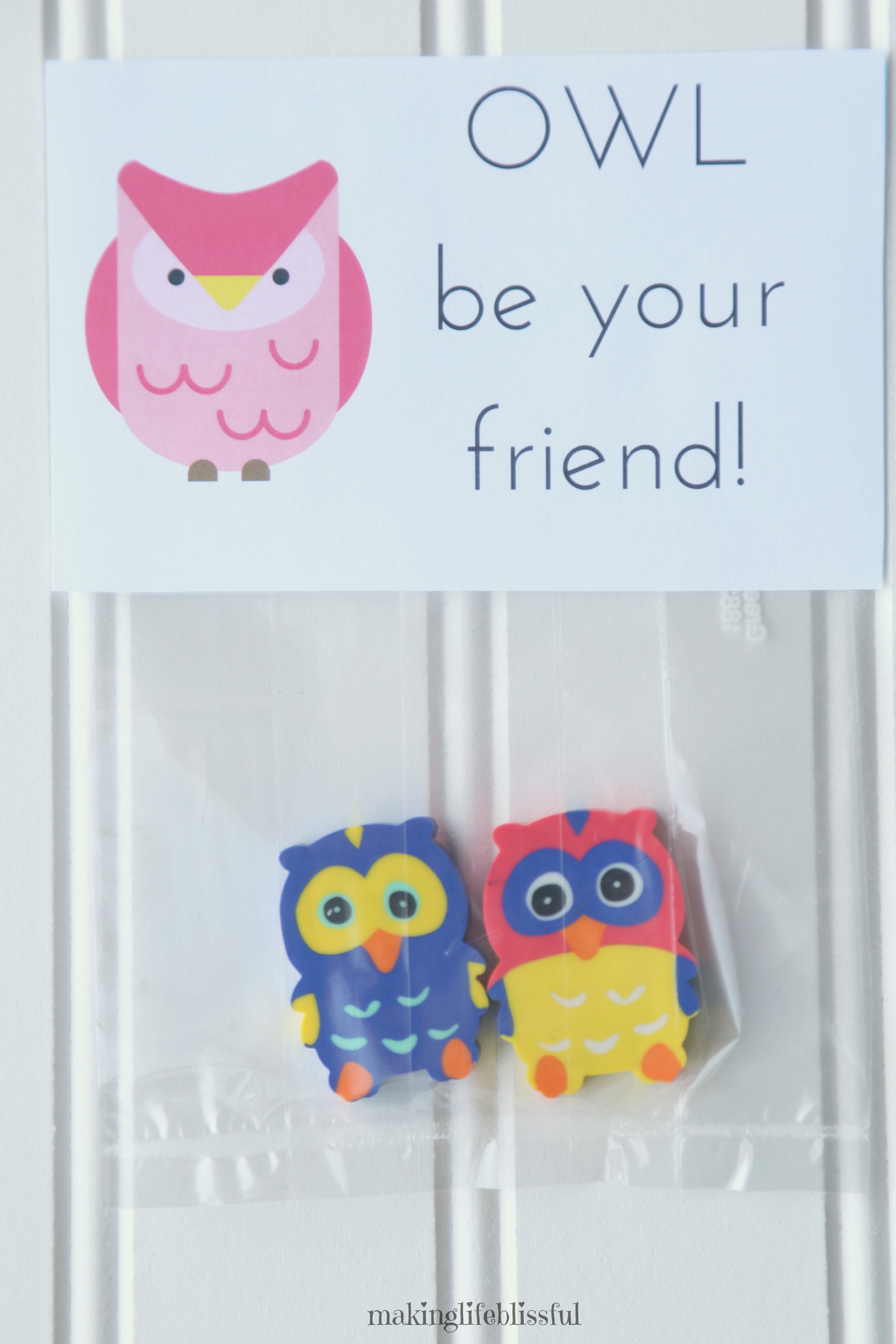 OWL Be Your Friend Printables