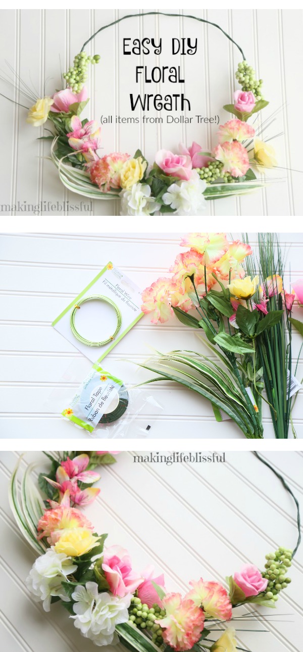 Beautiful Dollar Tree Wreath Tutorial!