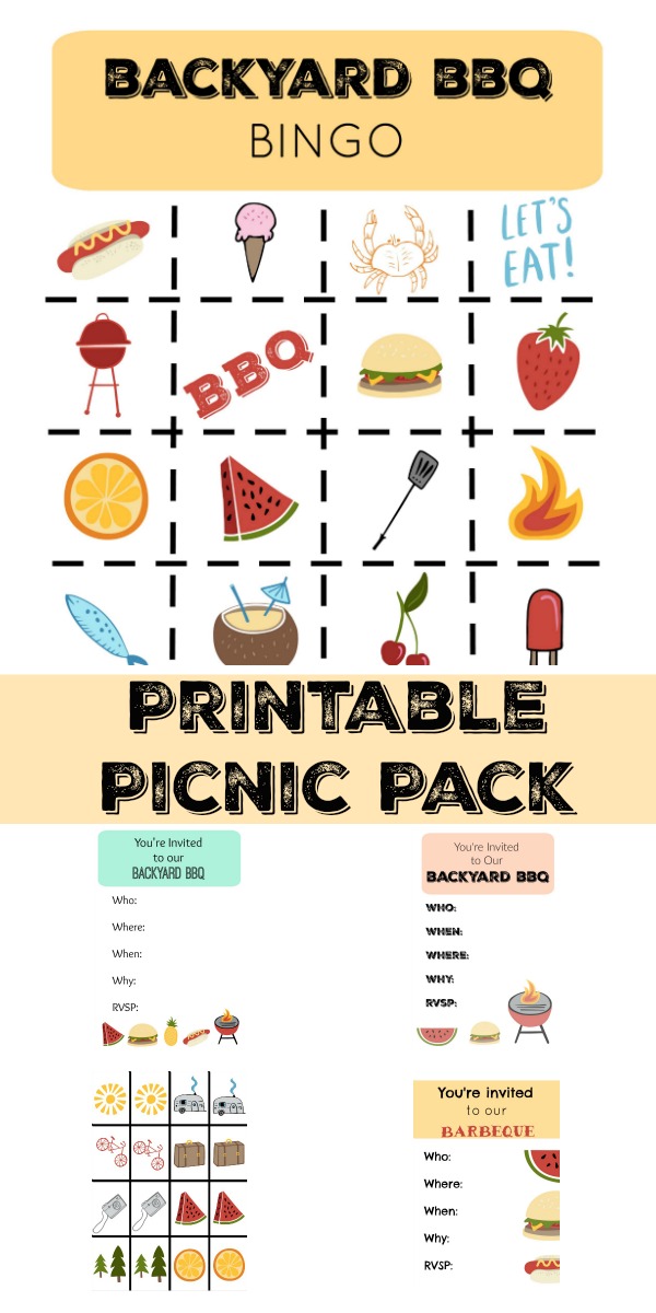 Printable Picnic Game Pack!