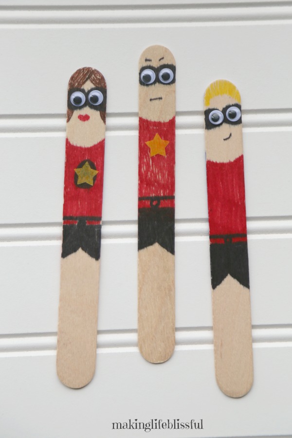 Easy Incredibles Superhero Craft