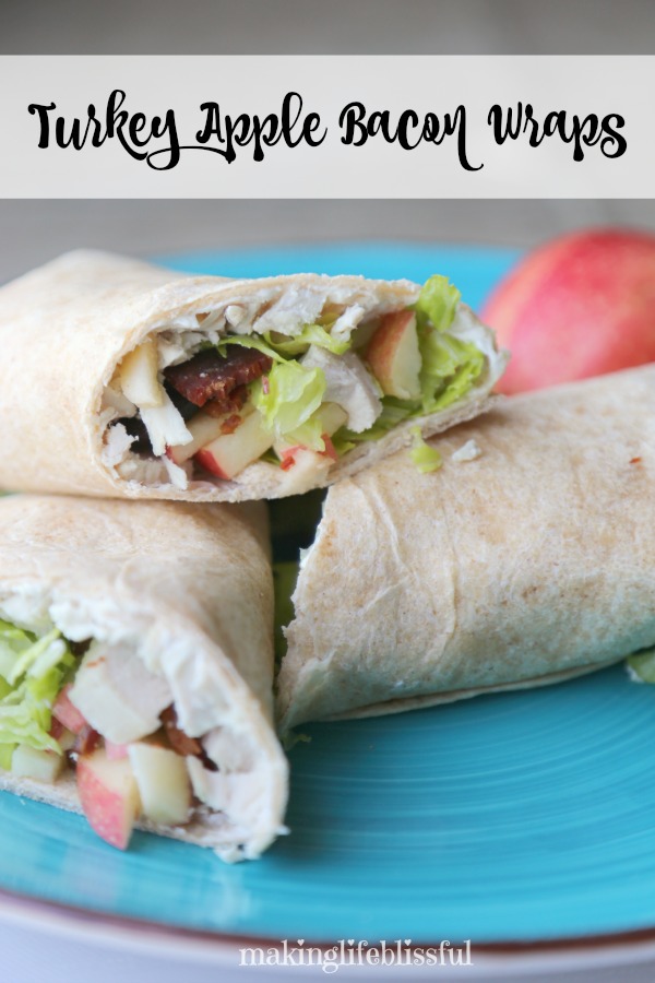 Turkey Apple Bacon Wraps