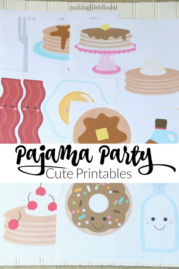 Pancakes & #Pajamas #Coloring #Station #Birthday Party Decorations. Crayon  Buckets & Sign.