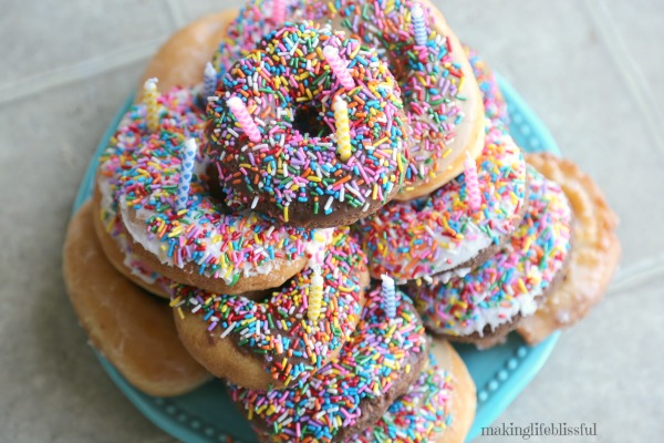 Donut Cake and Pajama Party Ideas
