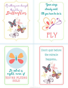 Butterfly printable quotes.pdf | Making Life Blissful