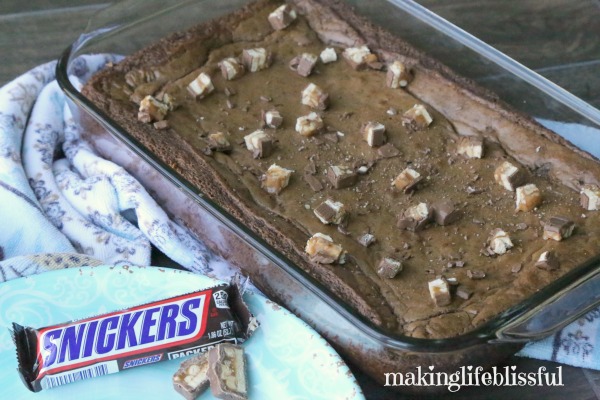 Snickers Candy Bar Brownies