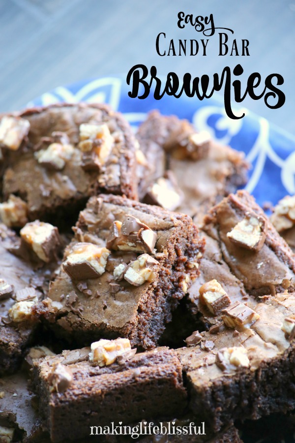 Easy Candy Bar Brownies