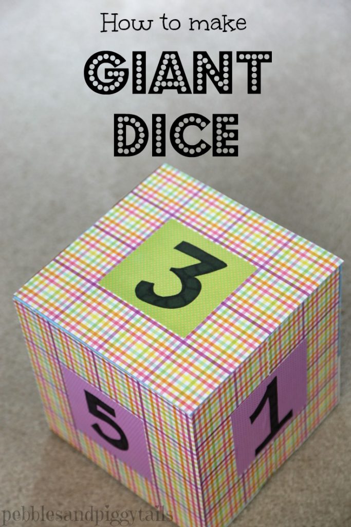 How to make large game dice