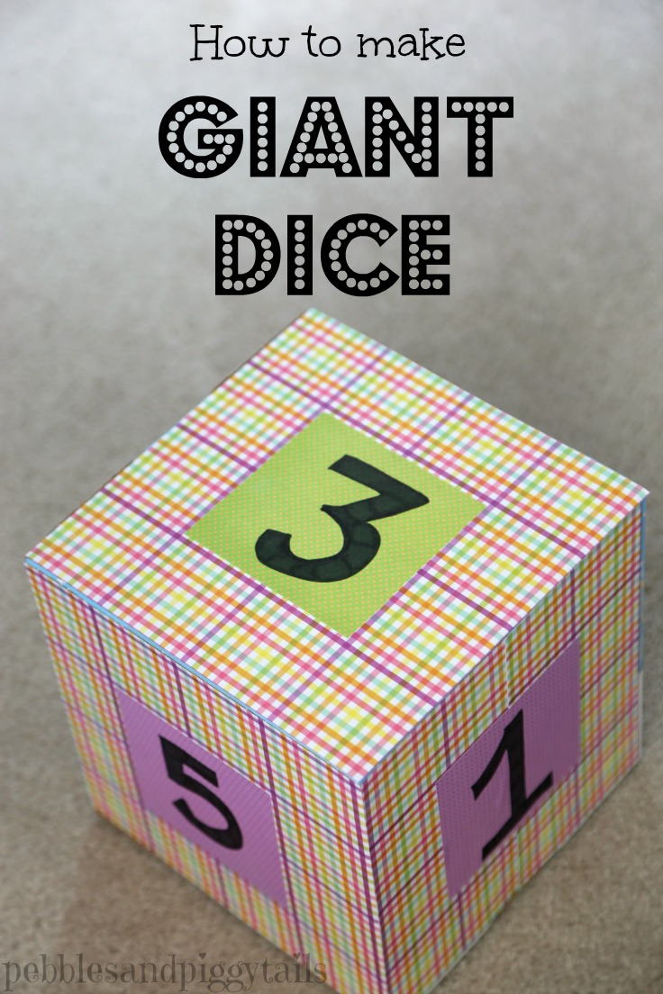 giant dice diy making life blissful