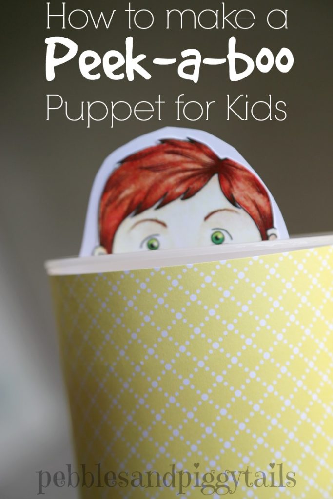 Peek a boo Puppet for teaching kids