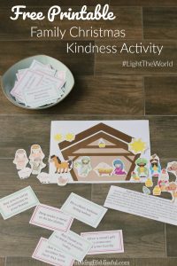 Free Printable #LightTheWorld Christmas Activity | Making Life Blissful