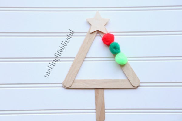 Christmas Tree Ornament for kids to make