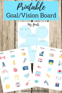 Free Printable Vision Board | Making Life Blissful