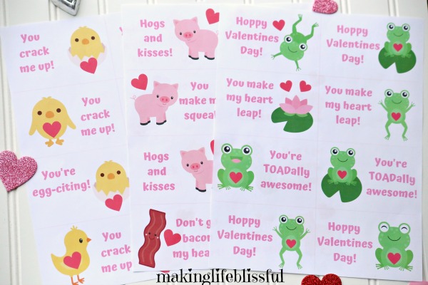 Animal Valentine Cards Printable 16