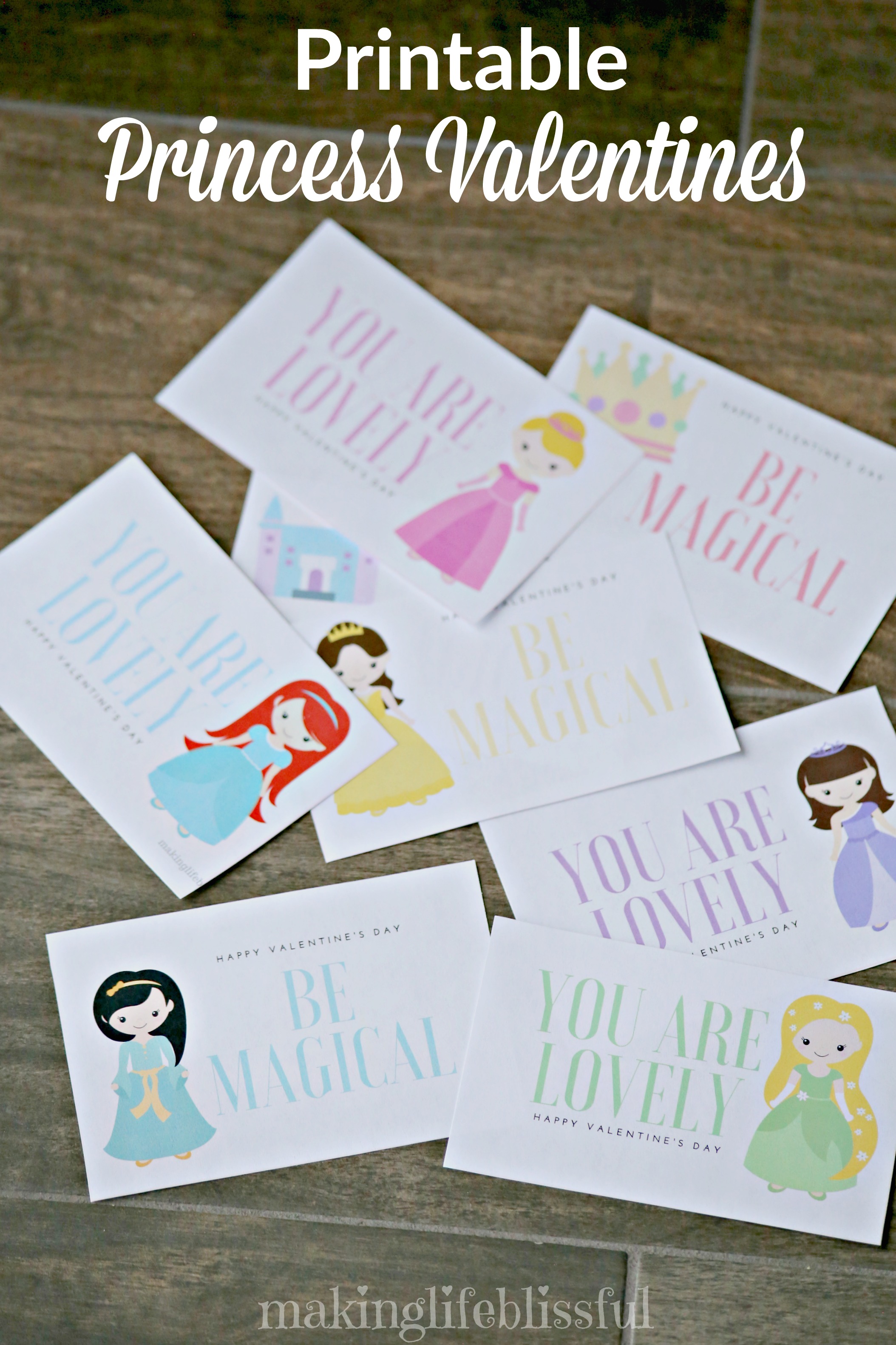 Princess Valentine Printable 6 Making Life Blissful