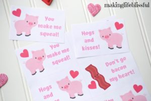 Free Baby Chick Printables Frog and Pig Valentines | Making Life Blissful