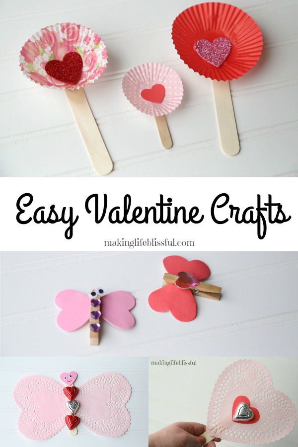 Quick Valentine Crafts for Kids to Make!