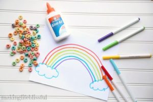 Cereal Rainbow Craft 1