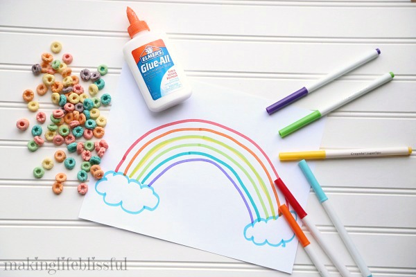 Rainbow Cereal Craft