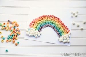 Cereal Rainbow Craft 2