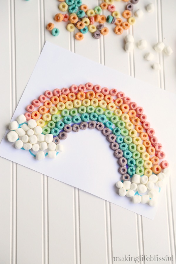 Cereal Rainbow Craft 4 | Making Life Blissful