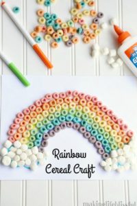 Cereal Rainbow Craft 7